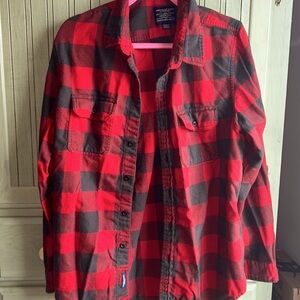 American Eagle Buffalo Plaid Flannel XL